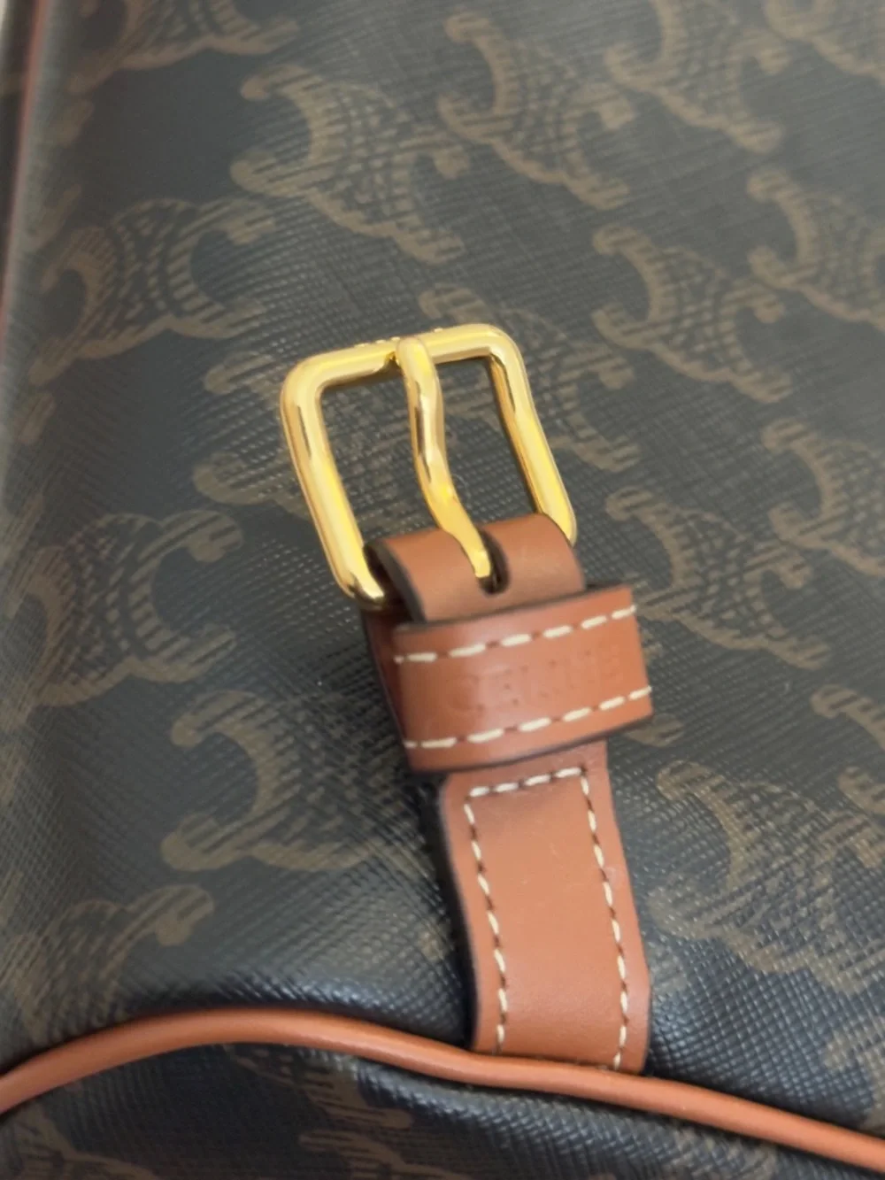 Celine Folco Backpack Triomphe Coated Canvas Mini - Picture 7 of 9